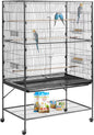 VEVOR Bird Cage, 36.6 x 22.8 x 59.5 inch, Flat Top, Wrought Iron Bird Flight by VEVOR