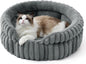 Bedsure ComfyFleece™ Cat Bed, Washable Round Cute Cat Beds by BEDSURE