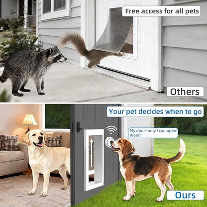 Extra-Large Electronic Dog Door, Pet Automatic Door Smart Aluminum Dog Door - Image 7