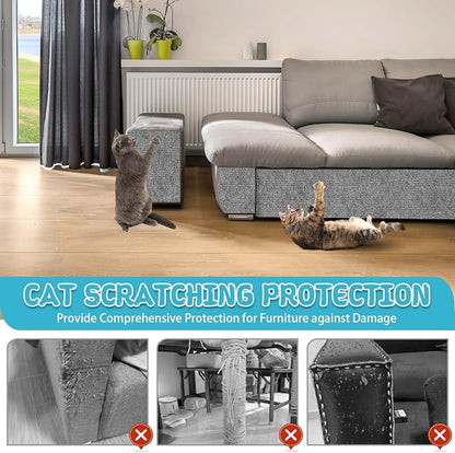 Climbing Cat Scratcher Mat Trimmable Cat Scratching Post Carpet 39.3’’x15.8’’ - Image 4