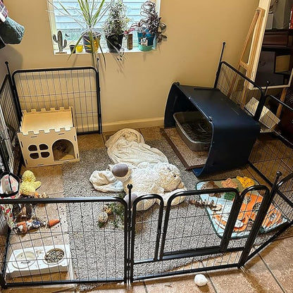 Dog Playpen, Portable Outdoor Dog Fence, Playpen - Image 5