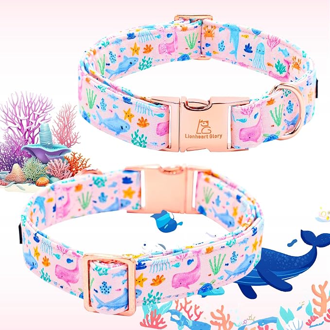 Lionheart glory Dog Collar Flower Collar Pink Dog Collars - Image 3