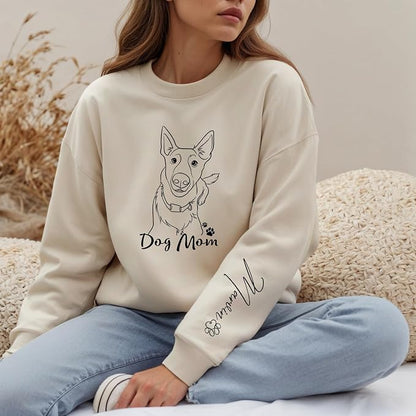 Custom Dog Mom Shirt Gifts for Women, Mother's Day Hoodie, Custom Shirt - Image 5