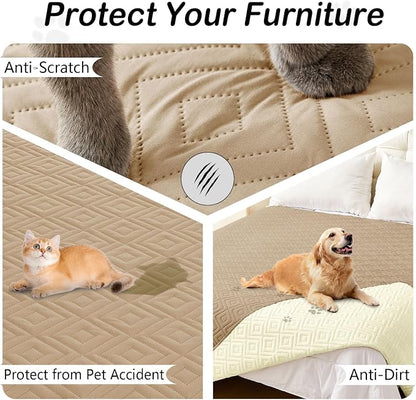 hyha Waterproof Dog Blanket, Soft Dog Bed Cover Pet Blankets, Waterproof Sofa - Image 3