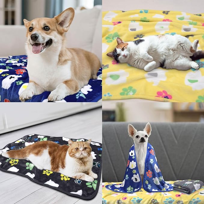 Rezutan 1 Pack 3 Dog Blanket for Large Dogs, 41x31 inch for Medium Soft Fluffy - Image 5