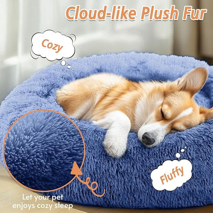 JOLLYVOGUE Calming Small Dog & Cat Bed - Image 2