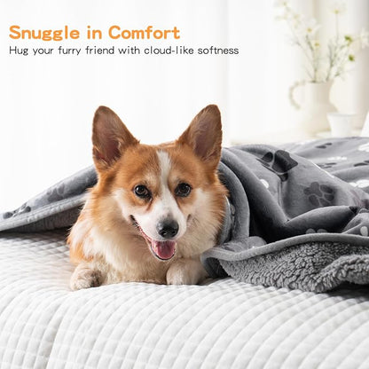 Waterproof Dog Blankets Pet Blanket 50"x60", Soft Fluffy Sofa Car Bed Protector - Image 5