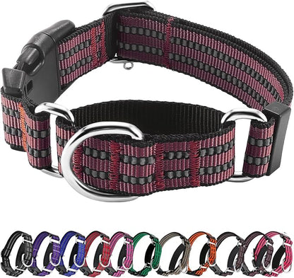 Hikiko Martingale Dog Collars Reflective Nylon Dog Collar by Hikiko