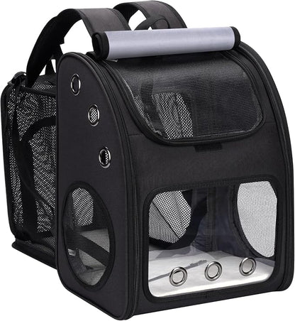 Cat Carrier Backpack, Expandable Pet Carrier Backpack by COVONO