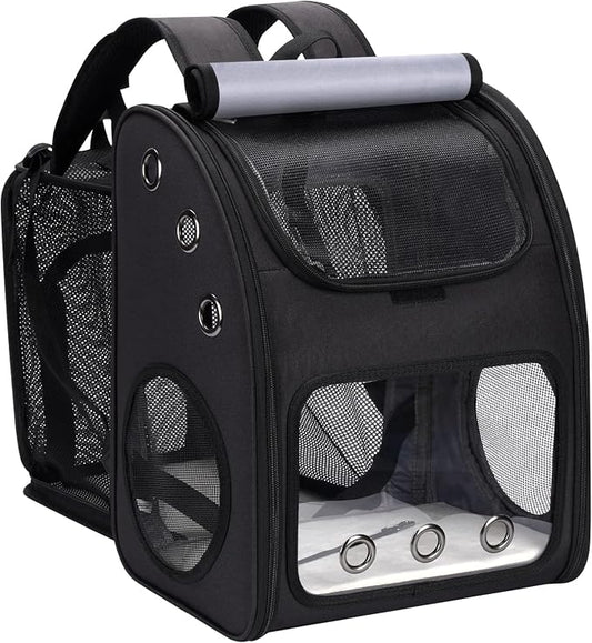 Cat Carrier Backpack, Expandable Pet Carrier Backpack by COVONO