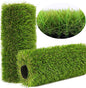 Artificial Grass Rug Outdoor Indoor 7FTX14FT Fake Grass Carpet Green Synthetic by NINXIANG