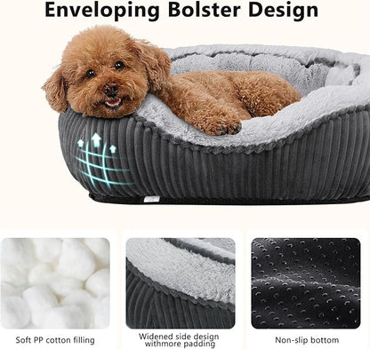 SIWA MARY Medium Dog Beds for Medium Small Dogs Washable, Rectangle Dog Bed - Image 5