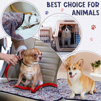 Tatuo 4 Pcs Dog Blanket for Pet Cat Blankets Indoor Puppy Teething Stuff Toys - Image 2