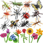 20Pcs Insect Toy Fake Plastic Bugs Figures by kukifun