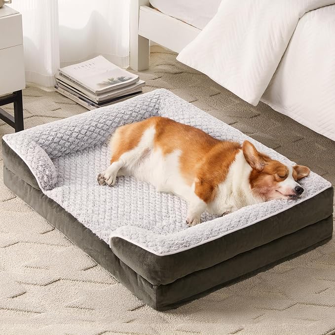 Orthopedic Dog Bed for Medium Dogs, Egg Crate Foam Bed for Medium Dogs - Image 9