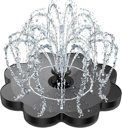 Yzert Solar Fountain Flower Shape-No Battery, Glass 3.5W Solar Water Fountain by Yzert