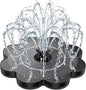 Yzert Solar Fountain Flower Shape-No Battery, Glass 3.5W Solar Water Fountain by Yzert