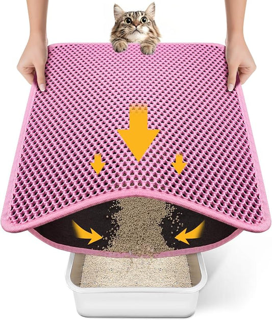 Cat Litter Mat New Size 23.6"x14.6" by Conlun