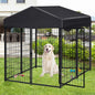 Dog Kennel Outdoor, 4.5' x 4' x 4' Outside Dog Kennel by Jhsomdr