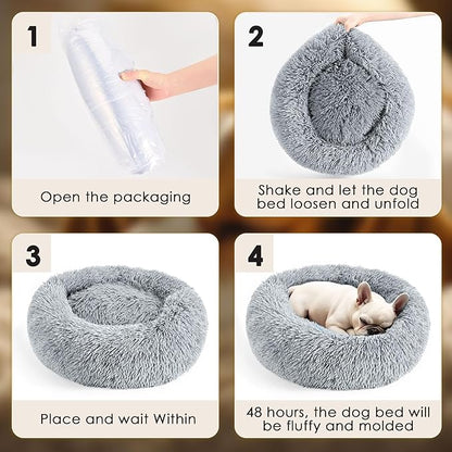 Extra Large Dog Beds, 36 Inch Human Dog Anxiety Relief Comfort Bed, - Image 6