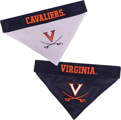 Pets First Collegiate Pet Accessories, Reversible Bandana, Virginia Cavaliers - Image 6