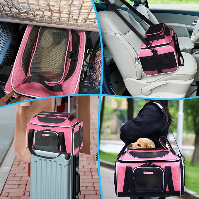 Petskd Top-Expandable Pet Carrier 18x13x9.5 Inches Southwest Airline Approved - Image 8