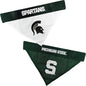 Pets First Collegiate Pet Accessories, Reversible Bandana, Michigan State by PETSFIRST