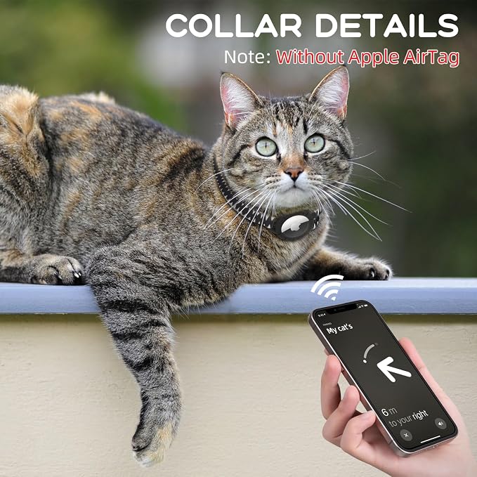 AirTag Cat Collars, Stretchy Collar - Image 4