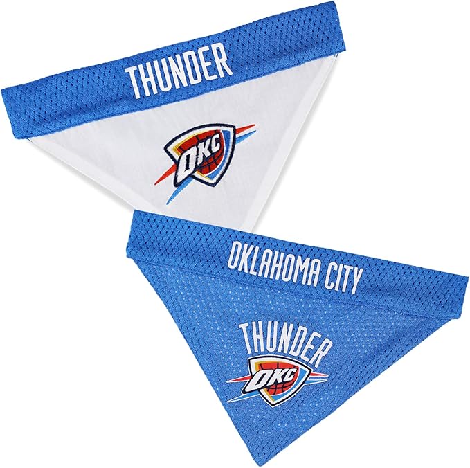 Oklahoma City Thunder Reversible Bandana by PETSFIRST