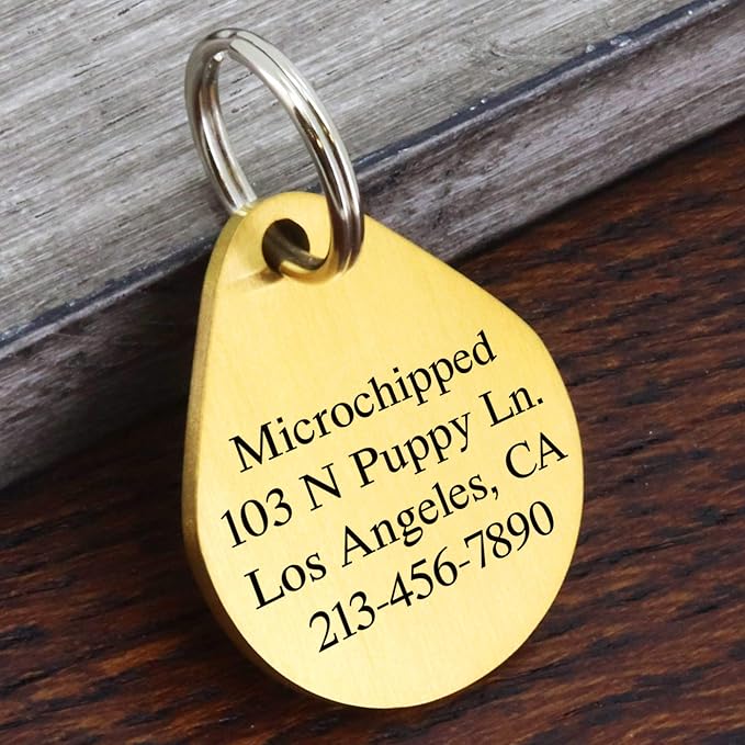 Ultra Joys Dog ID Tag, Custom Dog Tag Personalized Cat Tag, Pet ID Tag - Image 4