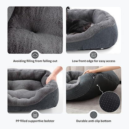 INVENHO Small Dog Bed for Small Dogs, Cat Beds for Indoor Cats Washable - Image 3