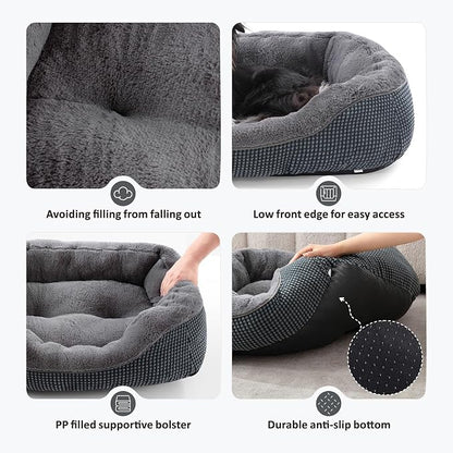 INVENHO Large Dog Beds Large Sized Dog Washable, Orthopedic Warming Soft - Image 3