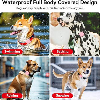 DDJ 2-Pack Dog Collar Holder for Tile Life360 Mate 2022 Tracker, Waterproof - Image 3