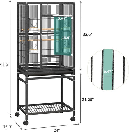 YINTATECH 53 inches Bird Cage Seed Catcher & Birdcage Cover, Bird Cages - Image 2