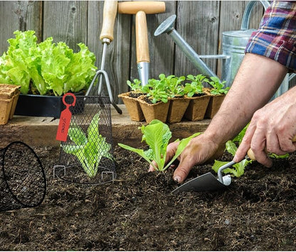 20 Pcs 6.8"×7.4" Seedling Plant Protectors from Animals, Chicken Wire Plant - Image 7