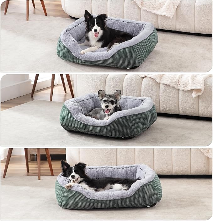 INVENHO Small Dog Bed Washable Orthopedic Calming Warming Durable Pet Bed - Image 8