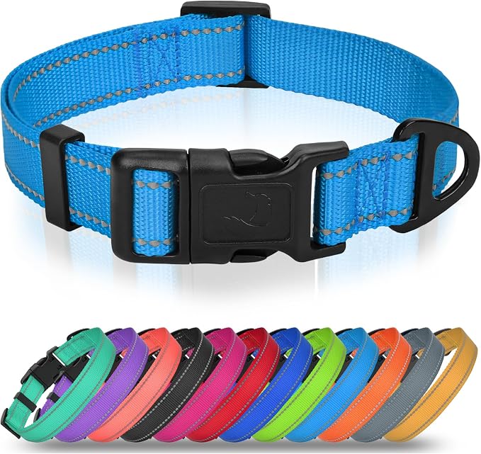 Joytale Reflective Dog Collar, Adjustable Nylon Pet Collar by Joytale