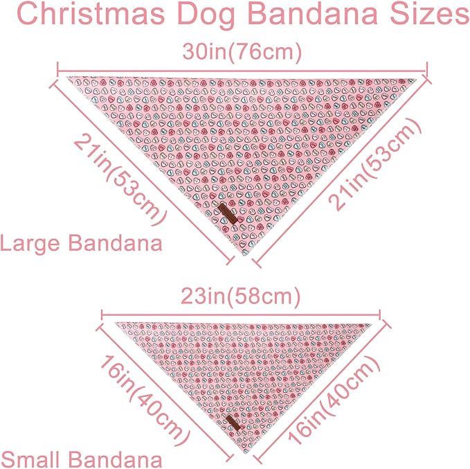 Valentine Dog Bandana - Image 3