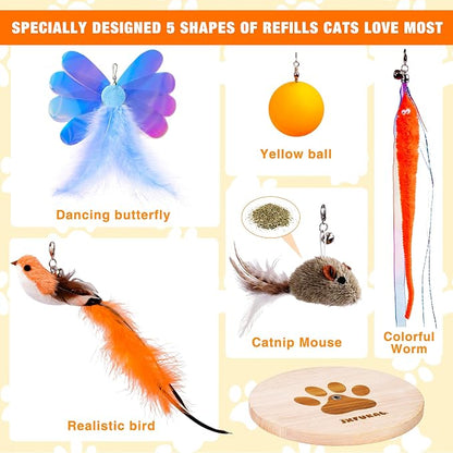 JXFUKAL Interactive cat Toy, Automatic Cat Wand Toy - Image 7