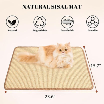 CHEERPALS Sisal Cat Scratcher Mat - Image 2