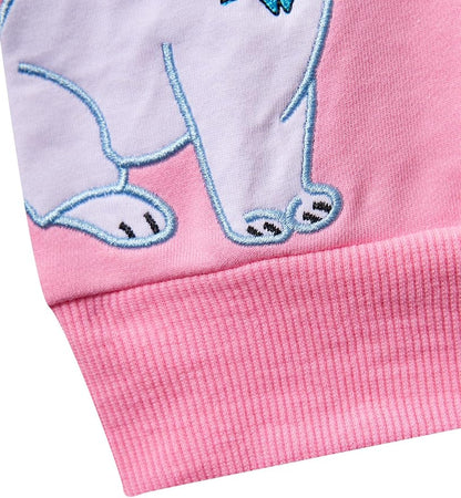 Toddler Baby Girls Cotton Sweater, Long Sleeve Crewneck Sweatshirt Pullover - Image 8