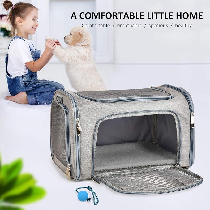 Henkelion Large Cat Carriers Dog Carrier Pet Carrier - Image 7