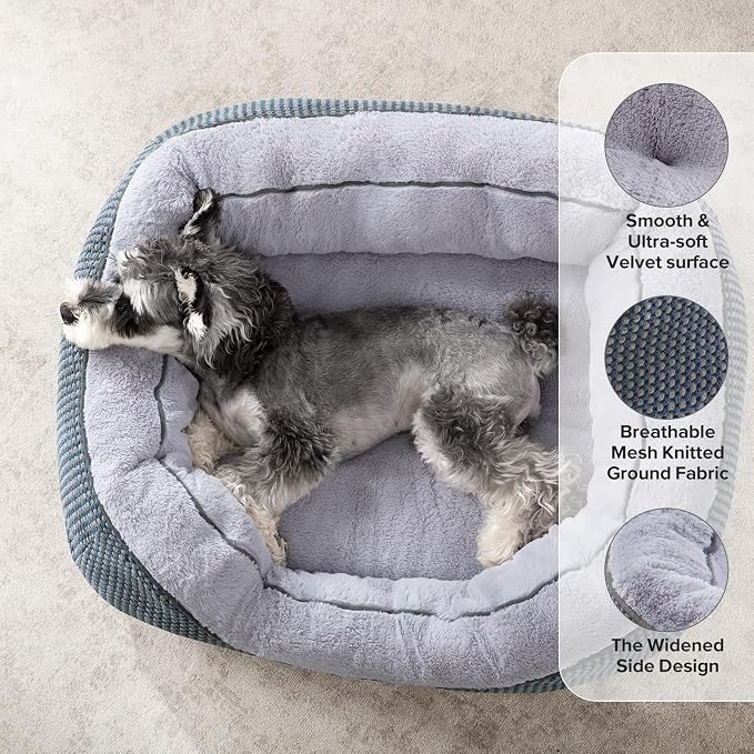 INVENHO Dog Bed Medium Size, Orthopedic Warming Soft Calming Sleeping Durable - Image 2