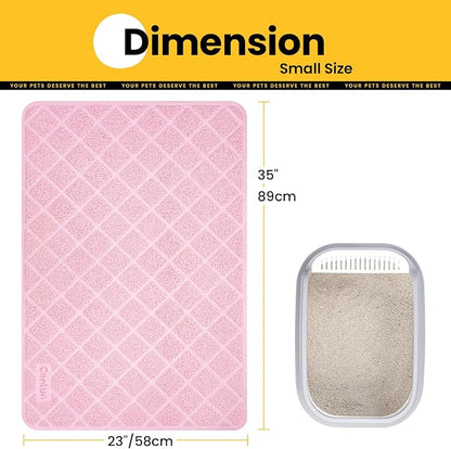 Cat Litter Mat Litter Trapping Mat, Less Waste Cat Litter Box Mat - Image 2