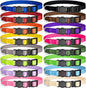 16 PCS Puppy Collars for Small Puppies, Safety Buckle Puppy Collars for Litter by Mtliepte