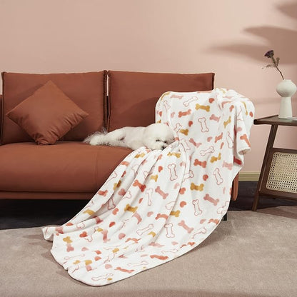 Allisandro Luxurious Dog Blanket, 350 GSM Super Fuzzy Microplush Fleece Pet - Image 3