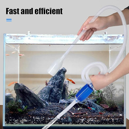 AQUANEAT Aquarium Vacuum Siphon, Fish Tank Water Changer, Gravel Cleaner - Image 6