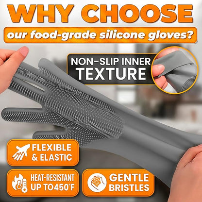 ALPENKOK Silicone Dish Gloves - Image 3