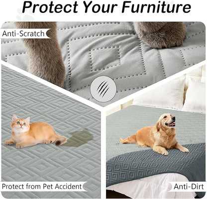 hyha Waterproof Dog Blanket, Soft Dog Bed Cover Pet Blankets, Waterproof Sofa - Image 3