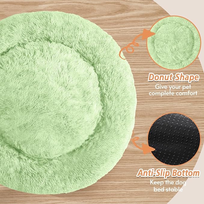 JOLLYVOGUE Calming Dog Bed for Small Dogs - Image 3
